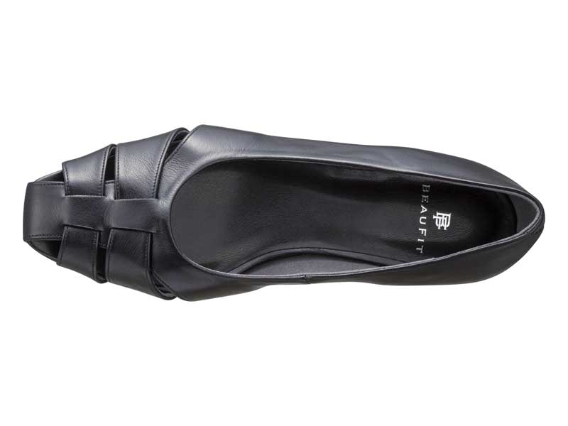 メッシュフラットパンプス