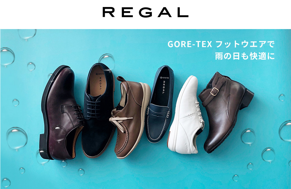 REGAL Gore-Tex 革靴 ブラック (25.0EEE)