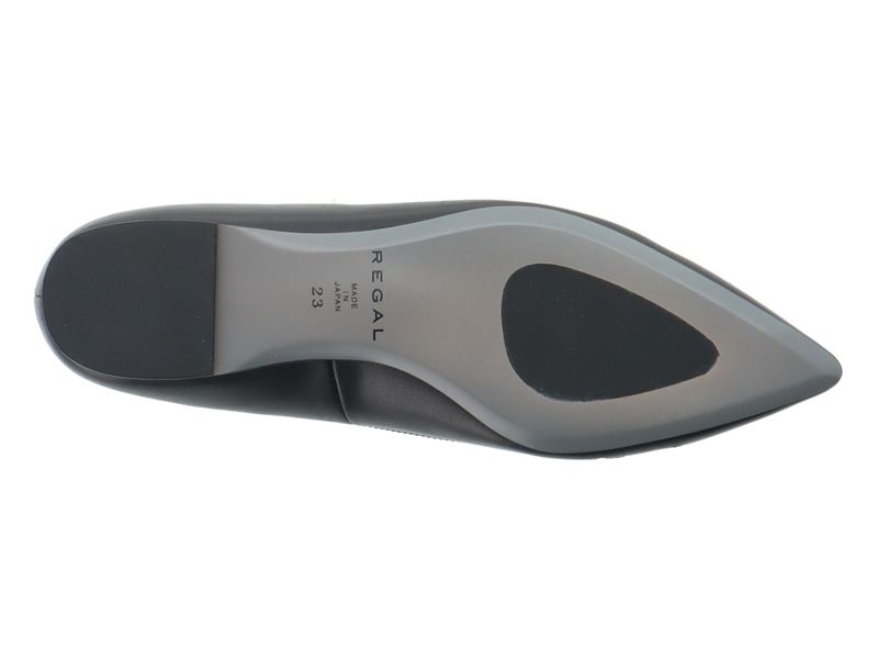 REGAL リボン付きポインテッドトウフラットパンプス（F74NBJ） | 靴