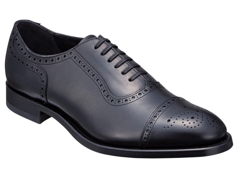 SHETLANDFOX（REGAL上位ブランド）　革靴　セミブローグ