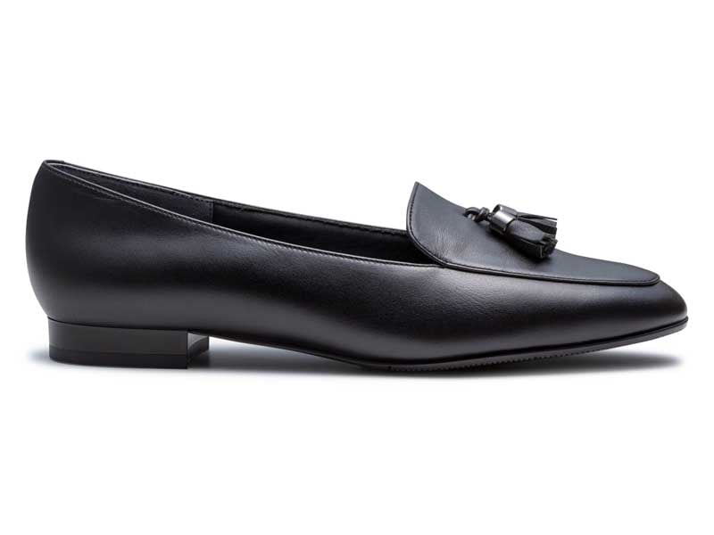 晴雨兼用タッセル付きパンプス