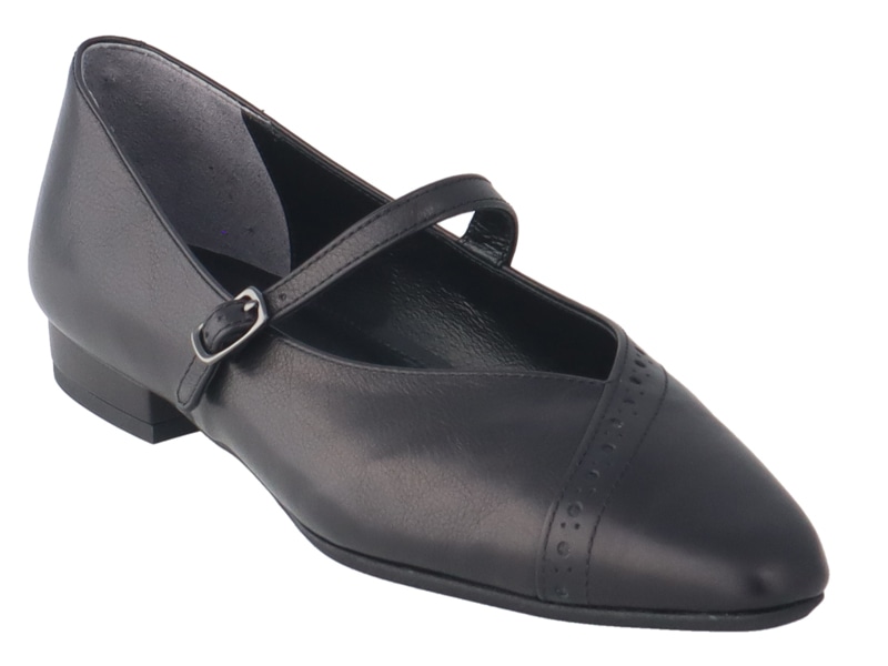 メリージェーンフラットシューズ(22.0 ブラック): ウィメンズ | 靴